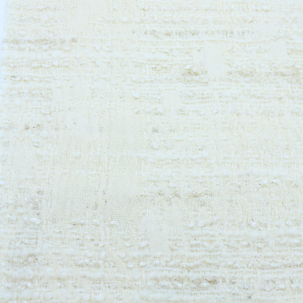 Tissu tweed Écru, mercerie D'YRSAN