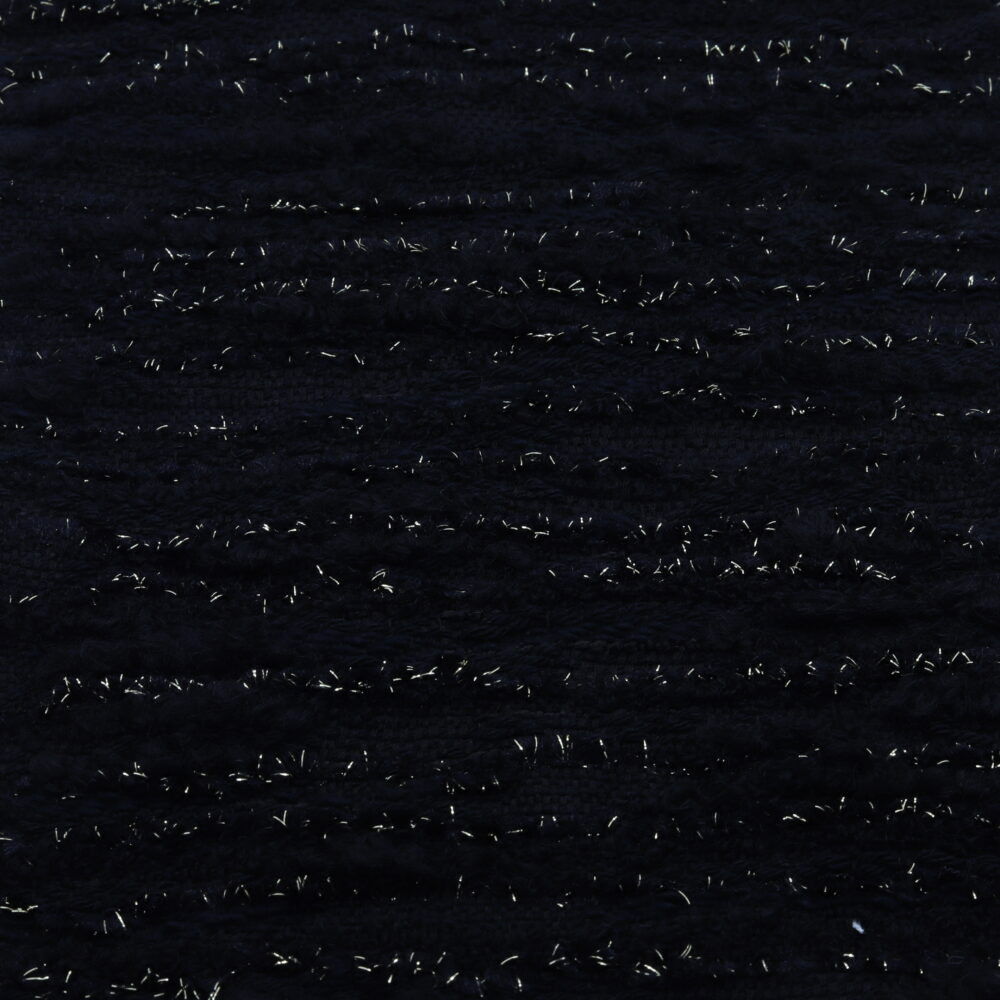 Tissu tweed lurex Noir, mercerie D'YRSAN