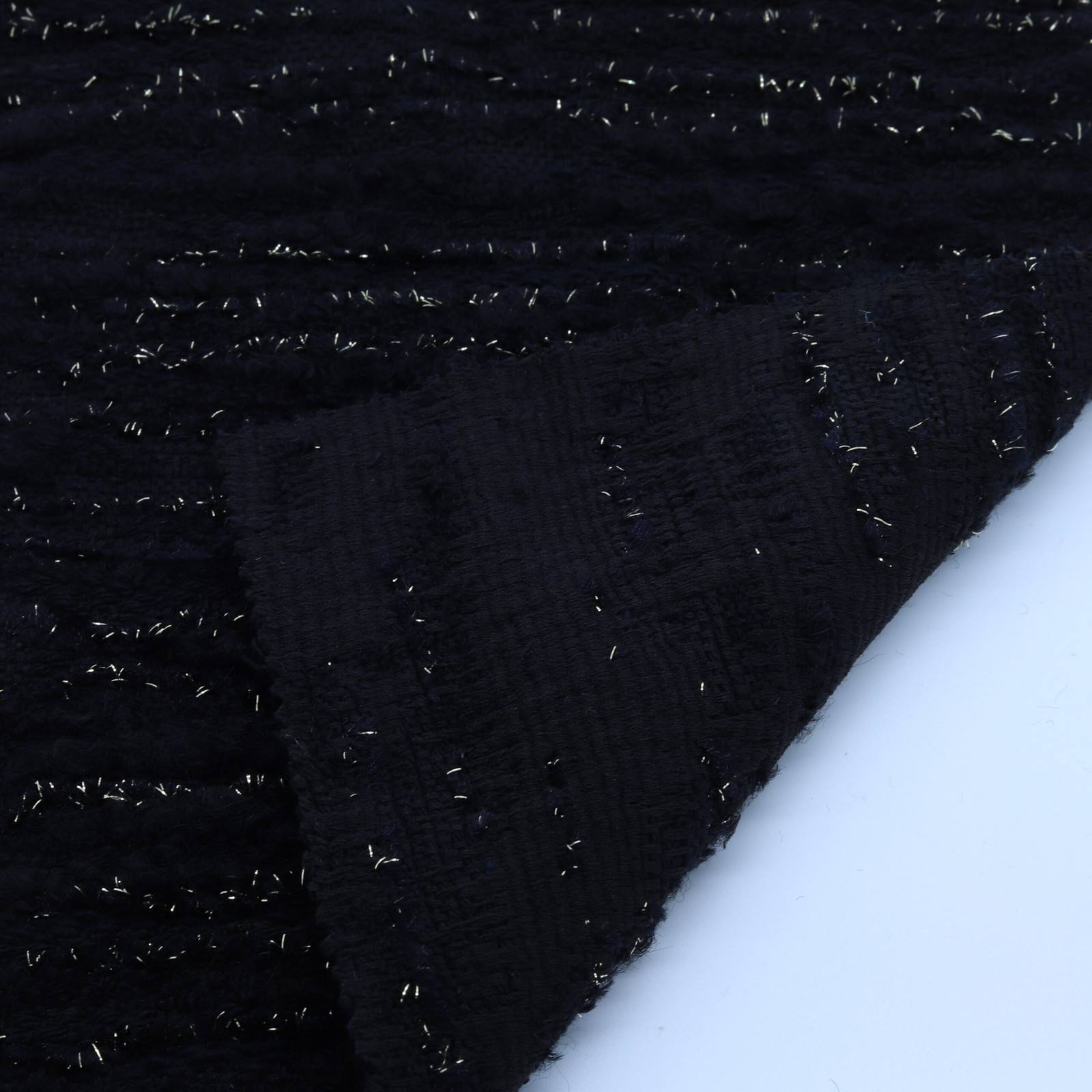 Black lurex tweed fabric · DY148 · D'YRSAN