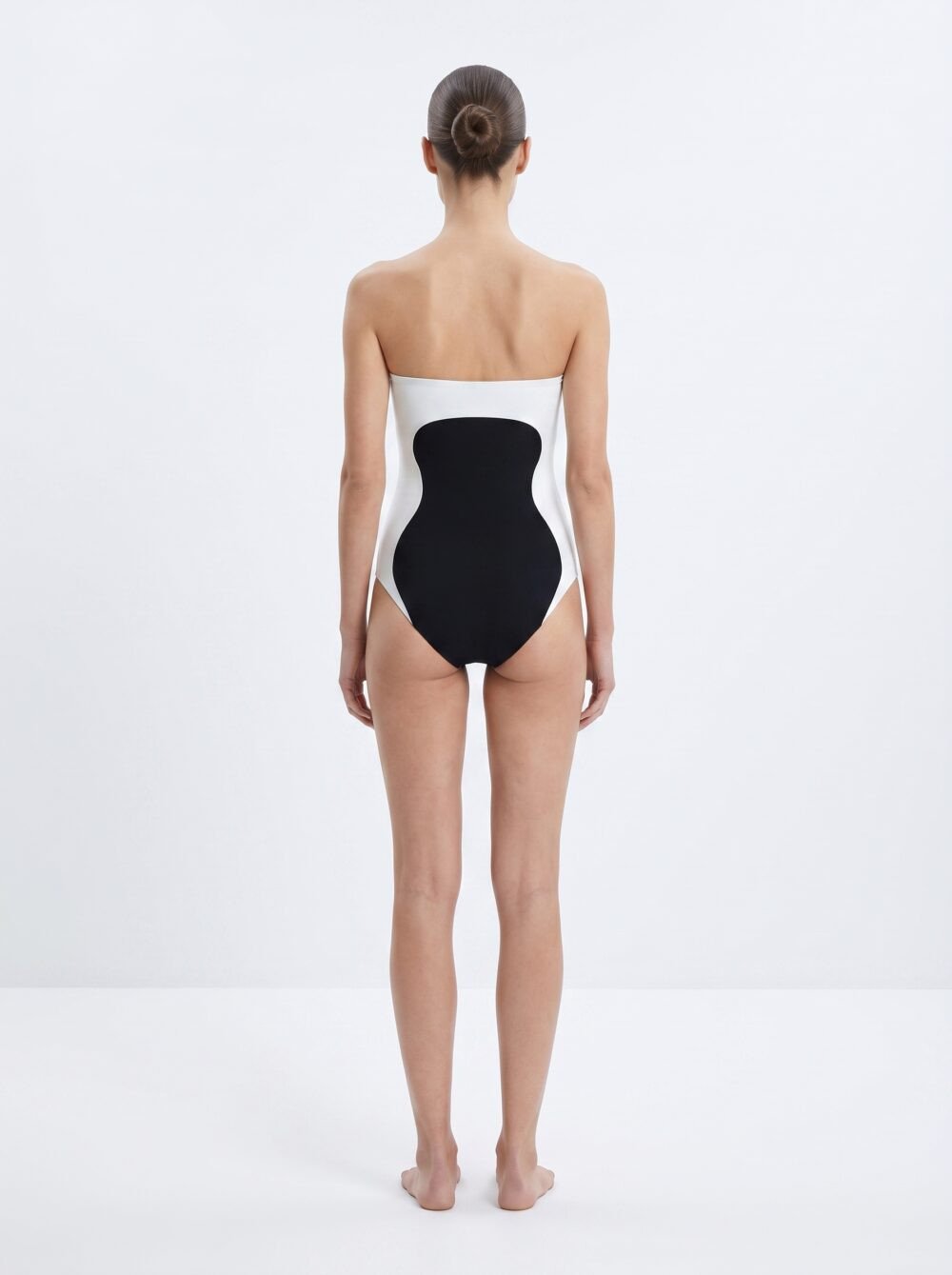 DYSW-117 Une pièce bandeau bicolore