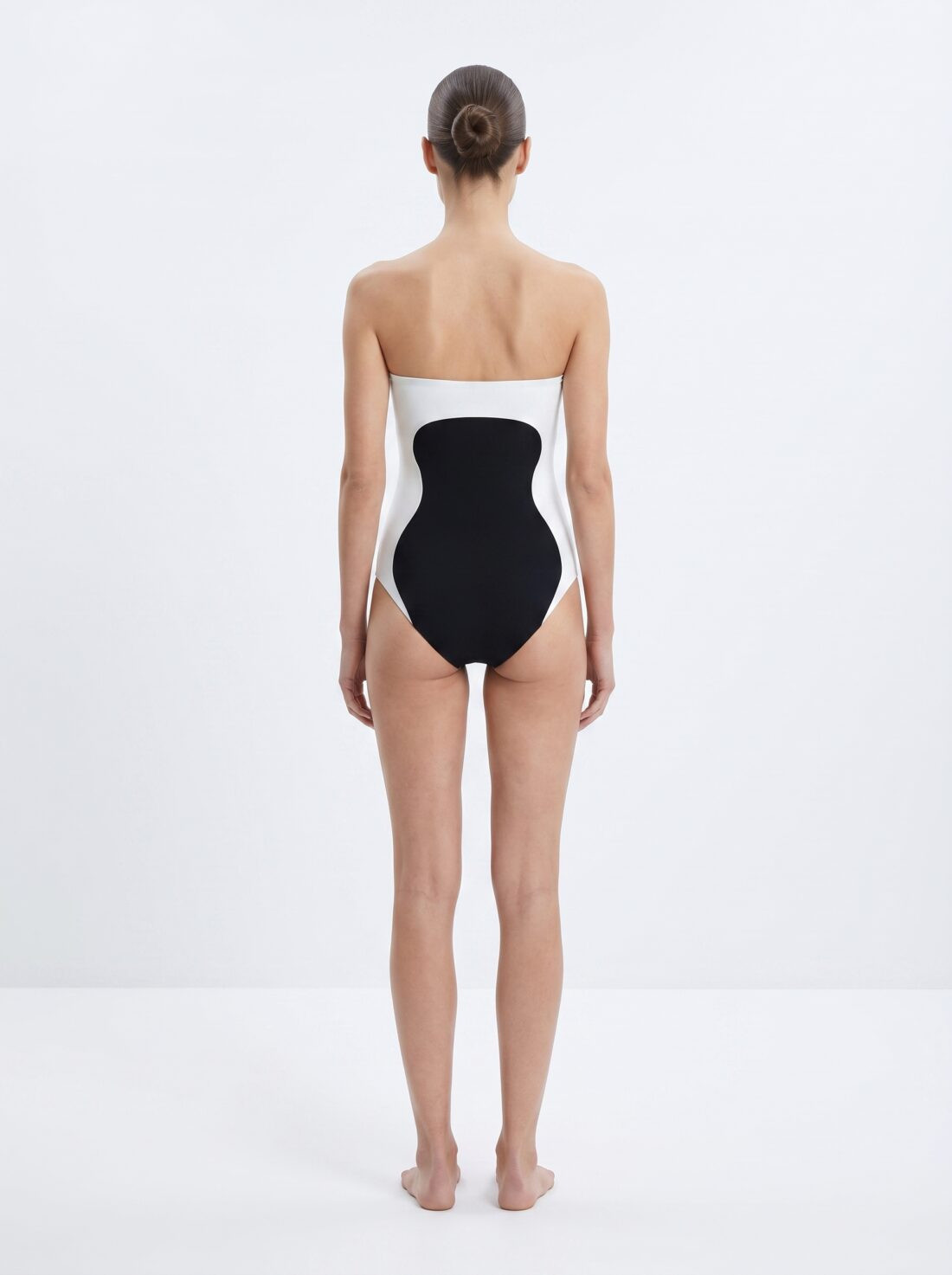 DYSW-117 Une pièce bandeau bicolore