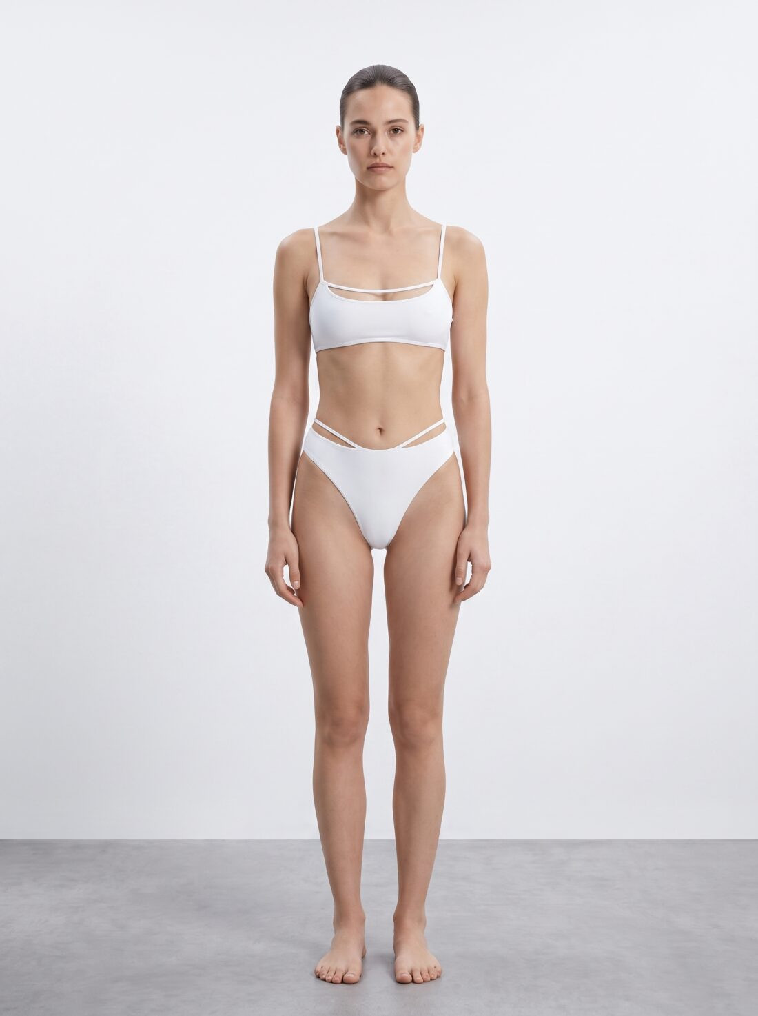 DYSW-212 Bikini brassière et tanga à doubles liens