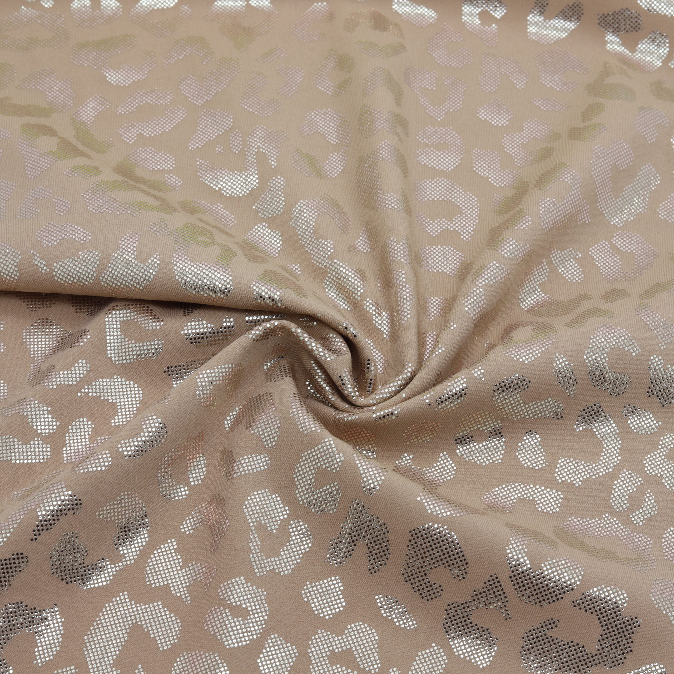 Camel Gold Leopard Microfiber Fabric · DY97827 · D'YRSAN