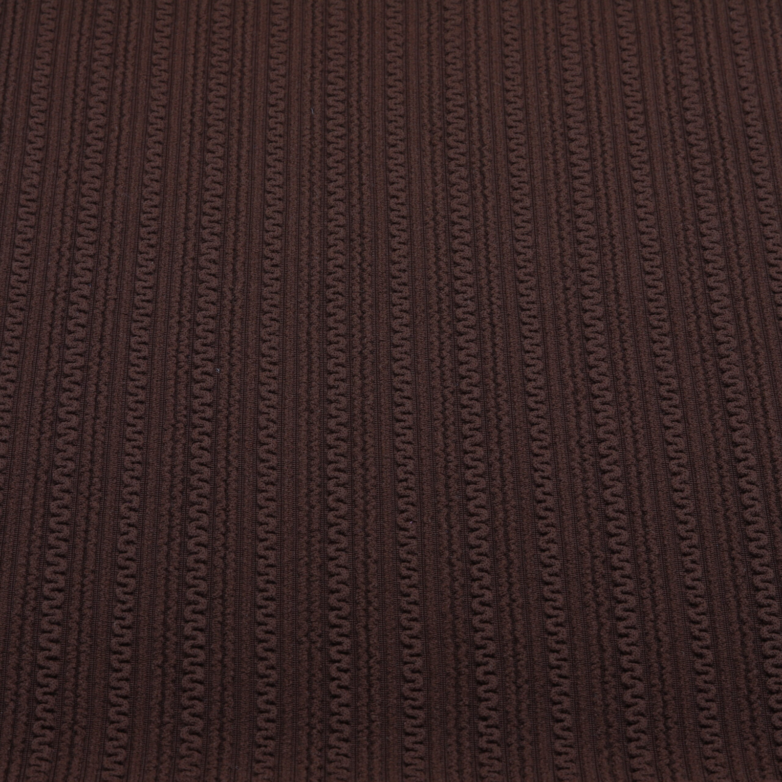 Tissu jacquard côtelé Chocolat · DY80186 · D'YRSAN