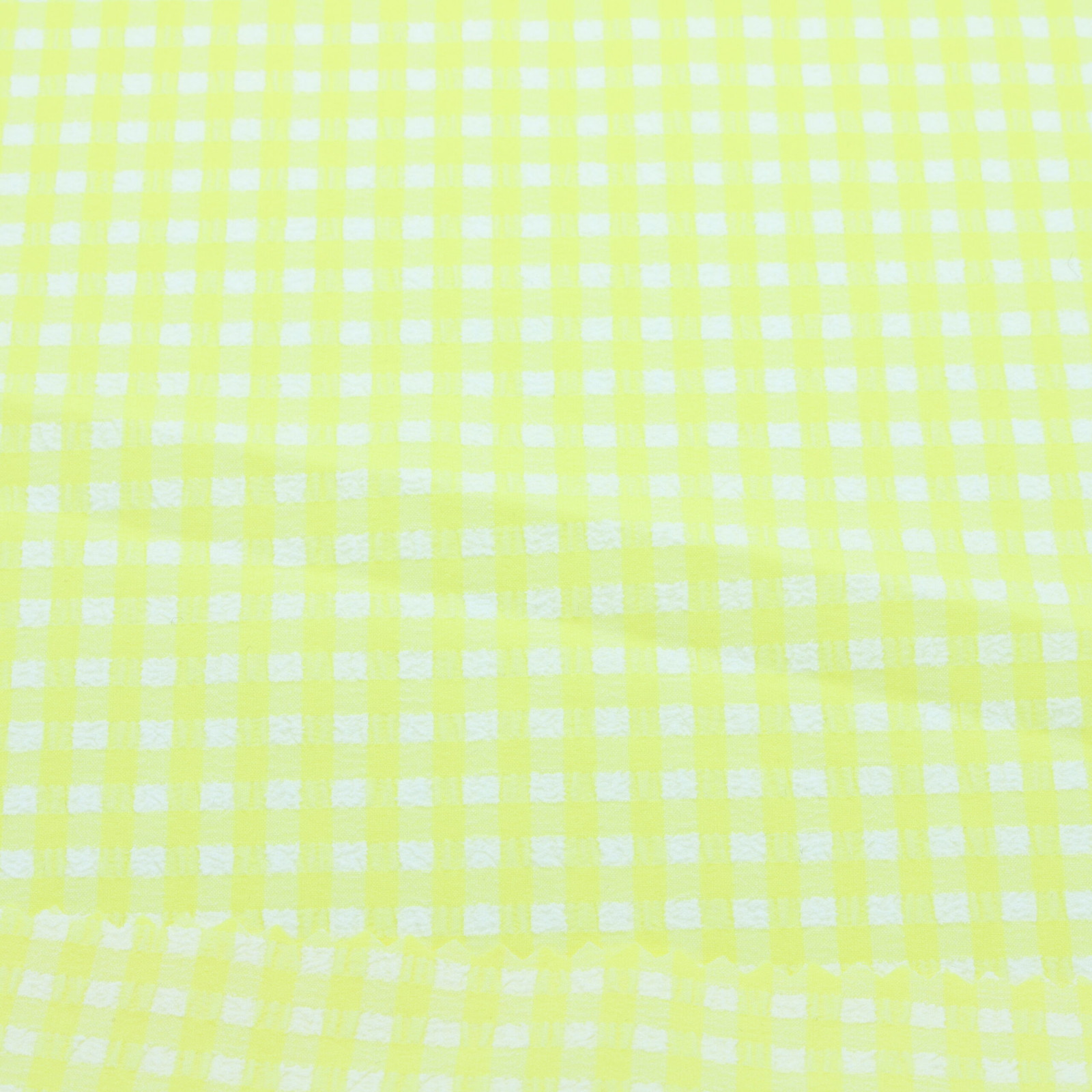 Tissu maillot de bain vichy gaufré Jaune · DY81135 · D'YRSAN